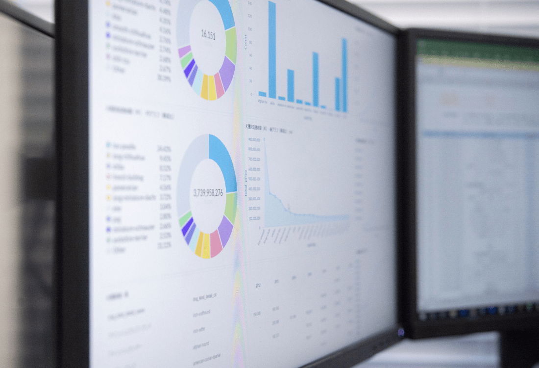 Data on a screen to show why Netbase would be the best solution for water companies