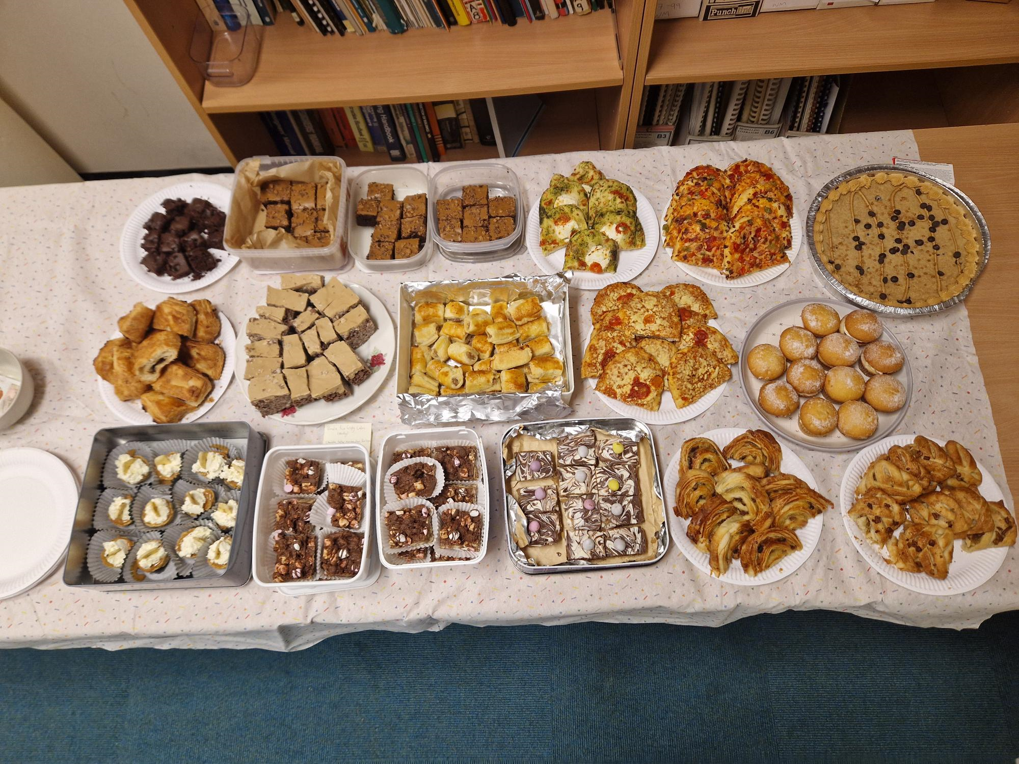 Image of cakes for the bake sale