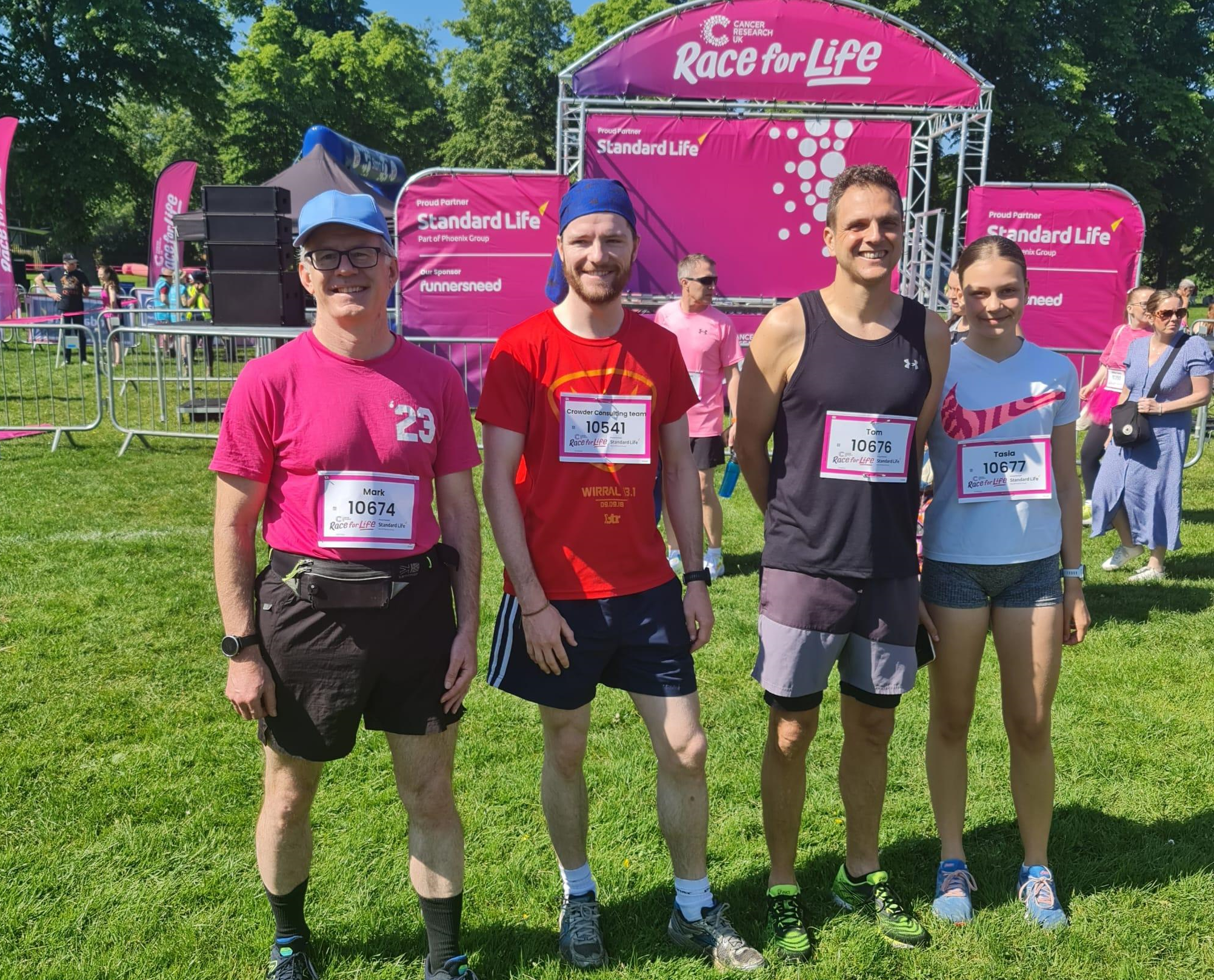 Crowder team at Race for Life